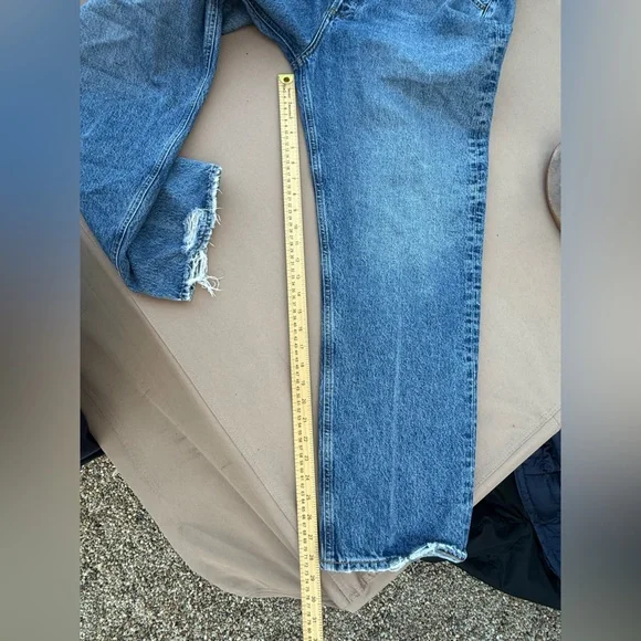 Agolde Classic straight Blue Jeans - Picture 6 of 7